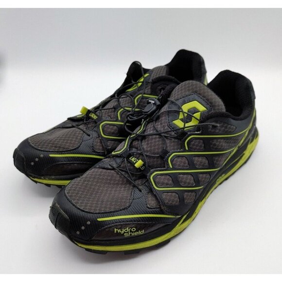 Scott Trail Running Shoes Gray Green Mens Size 9.5 eRide Flow Athletic Sneakers - Picture 1 of 8